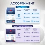 Reisen Adult DIAPERS [3]Large-30 Подгузники для взрослых, 30 шт — изображение 6